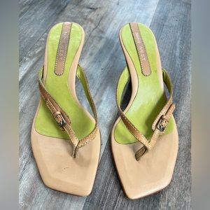 Nine West kitten heel sandals